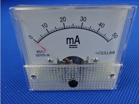 Amperímetro 50MA Cotia